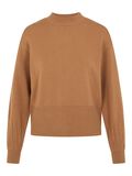 Y.A.S YASTIMMI KNITTED PULLOVER, Tobacco Brown, highres - 26024417_TobaccoBrown_001.jpg