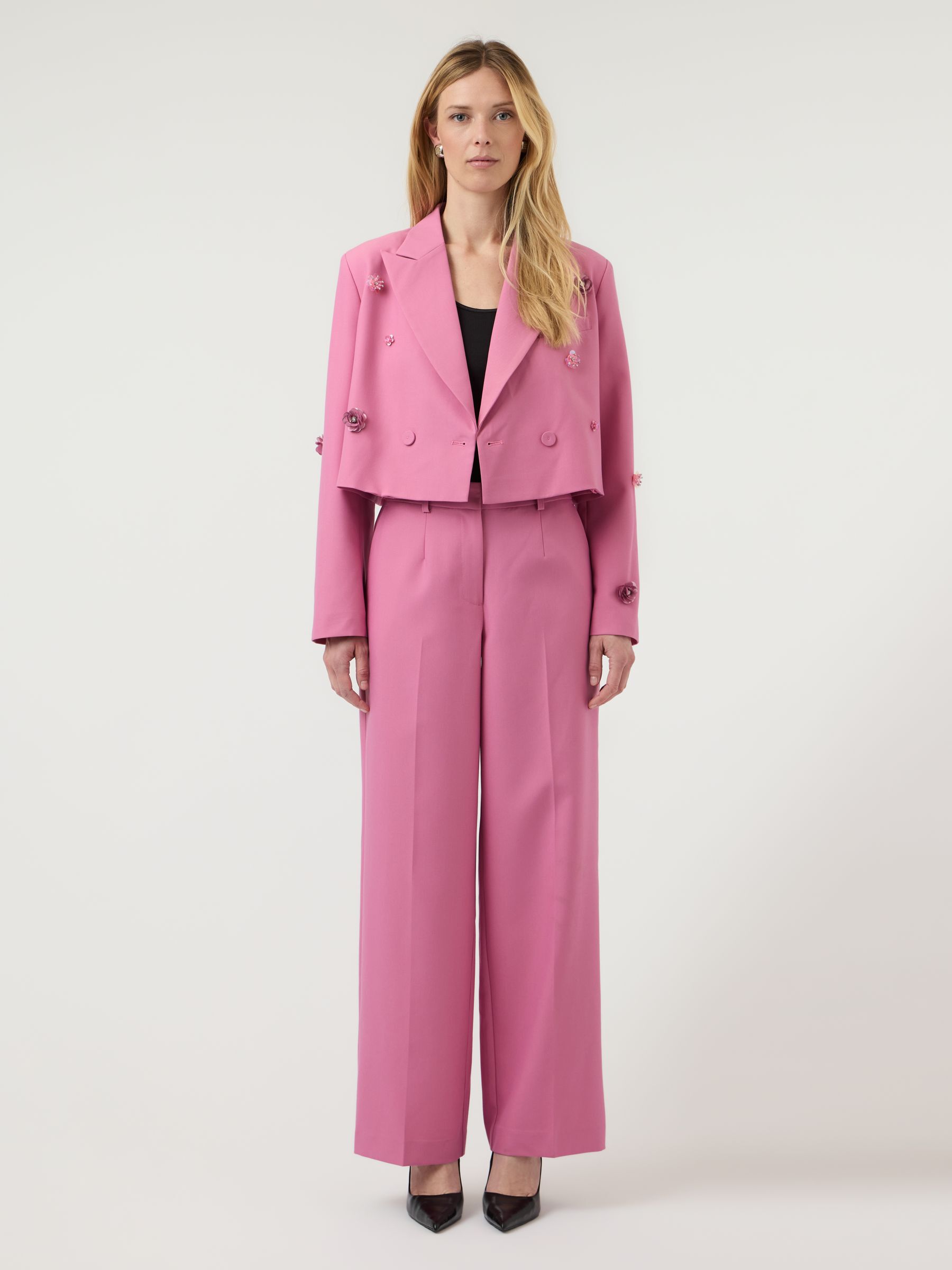 ド*西様 BIO wear WORK F TROUSERS【PINK】 Mサイズ YASMIDNIGHT MW TROUSERS | Pink | YAS® Switzerland