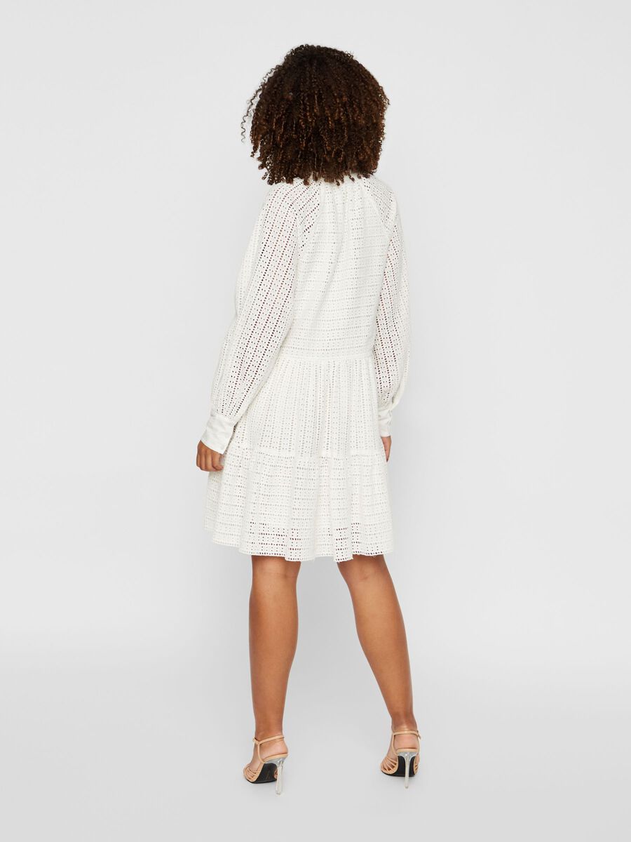 Carousel image - YASSIA BRODERIE DRESS, Star White | 2