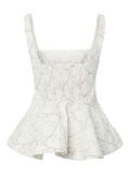 Product image thumbnail - YASBLUMA  STRAP TOP, Star White | 6