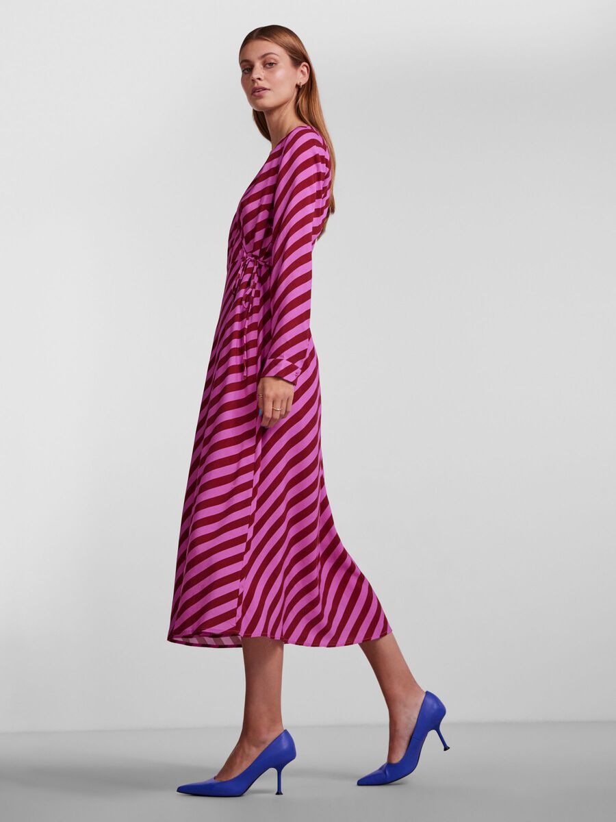 Y.A.S YASSAVANNA WRAP DRESS, Phlox Pink, highres - 26030000_PhloxPink_1021700_003.jpg