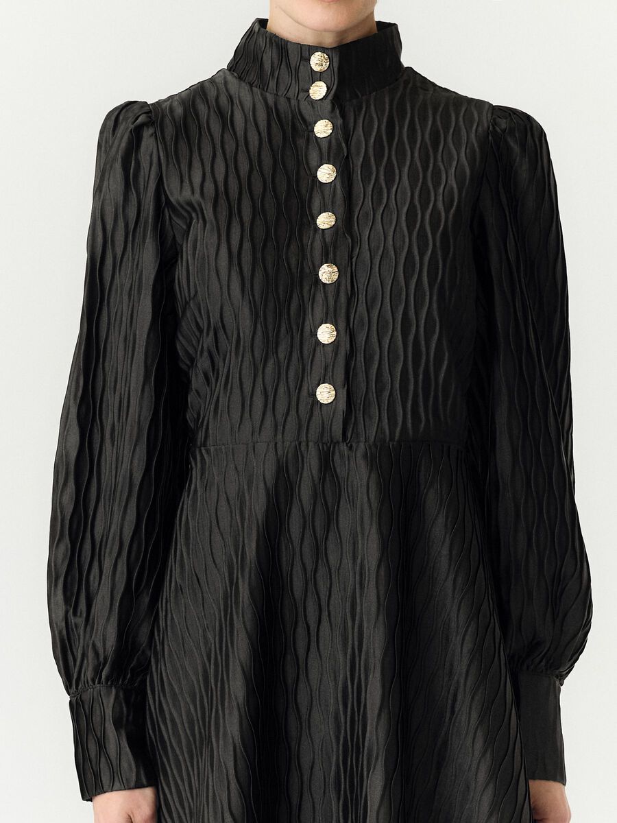 Carousel image 3 YASRIPPLE MINI DRESS, Black