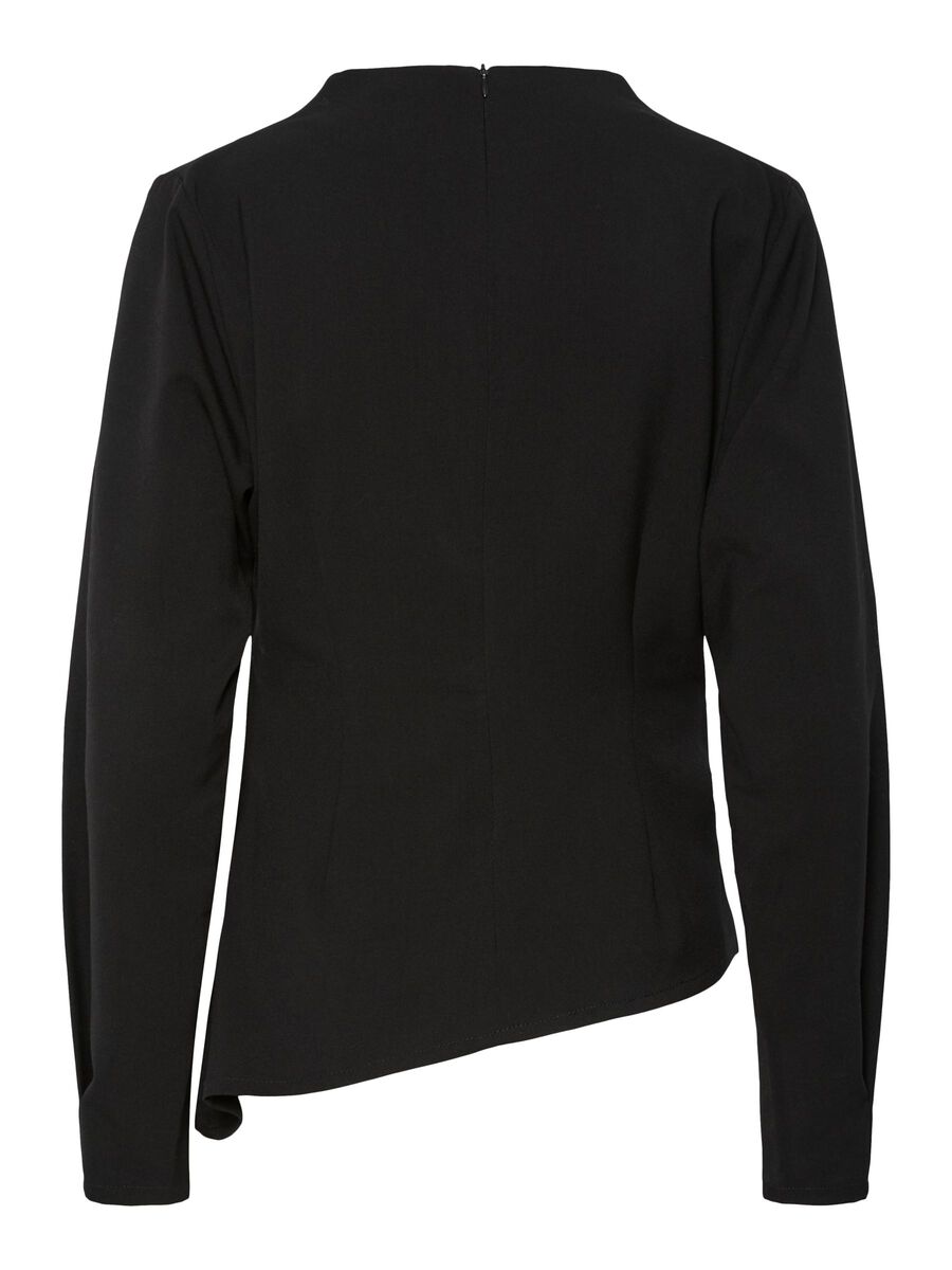 Carousel image - YASTUMINO PITKÄHIHAINEN TOPPI, Black | 7