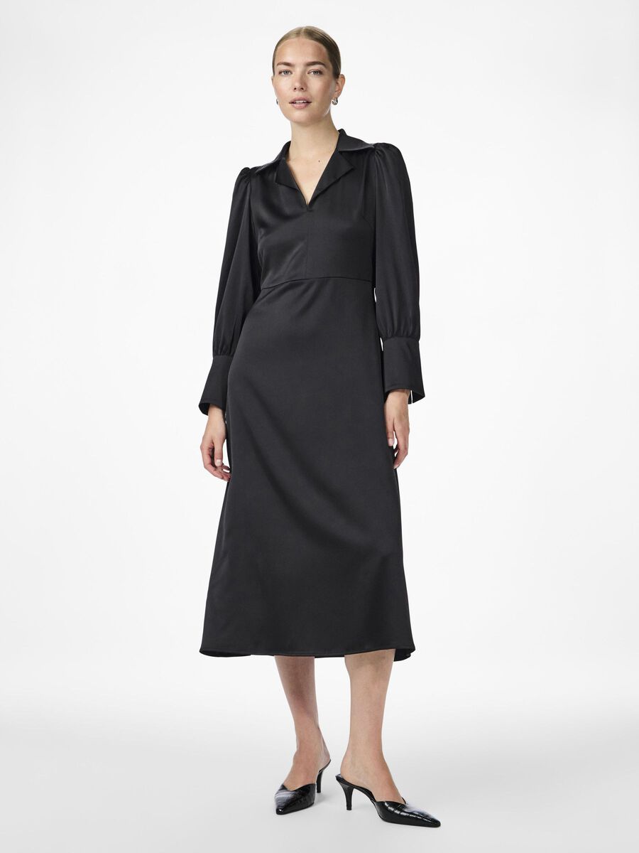 YAS YASPELLA  MIDI DRESS, Black, highres - 26034665_Black_005.jpg