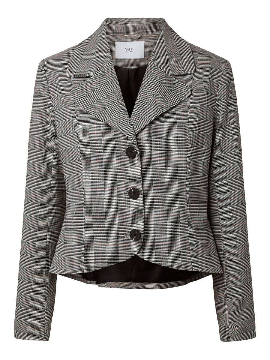 Carousel image - YASMELA CHECKED  JACKET, Star White | 5