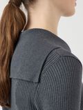 Product image thumbnail - YASCAMELIA CARDIGAN EN MAILLE, Dark Grey Melange | 5