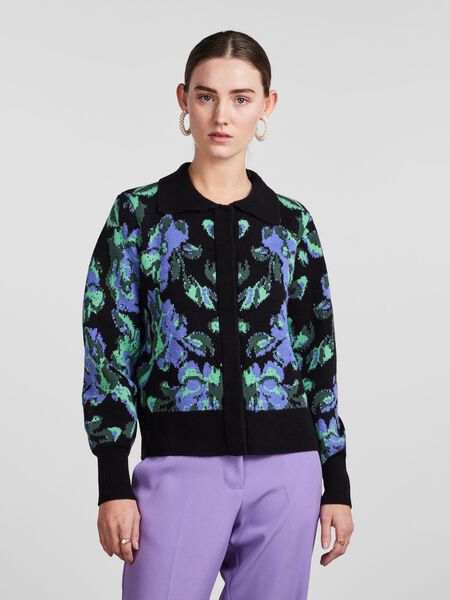 Y.A.S YASLOKIRA KNITTED CARDIGAN, Black, highres - 26029106_Black_995505_003.jpg