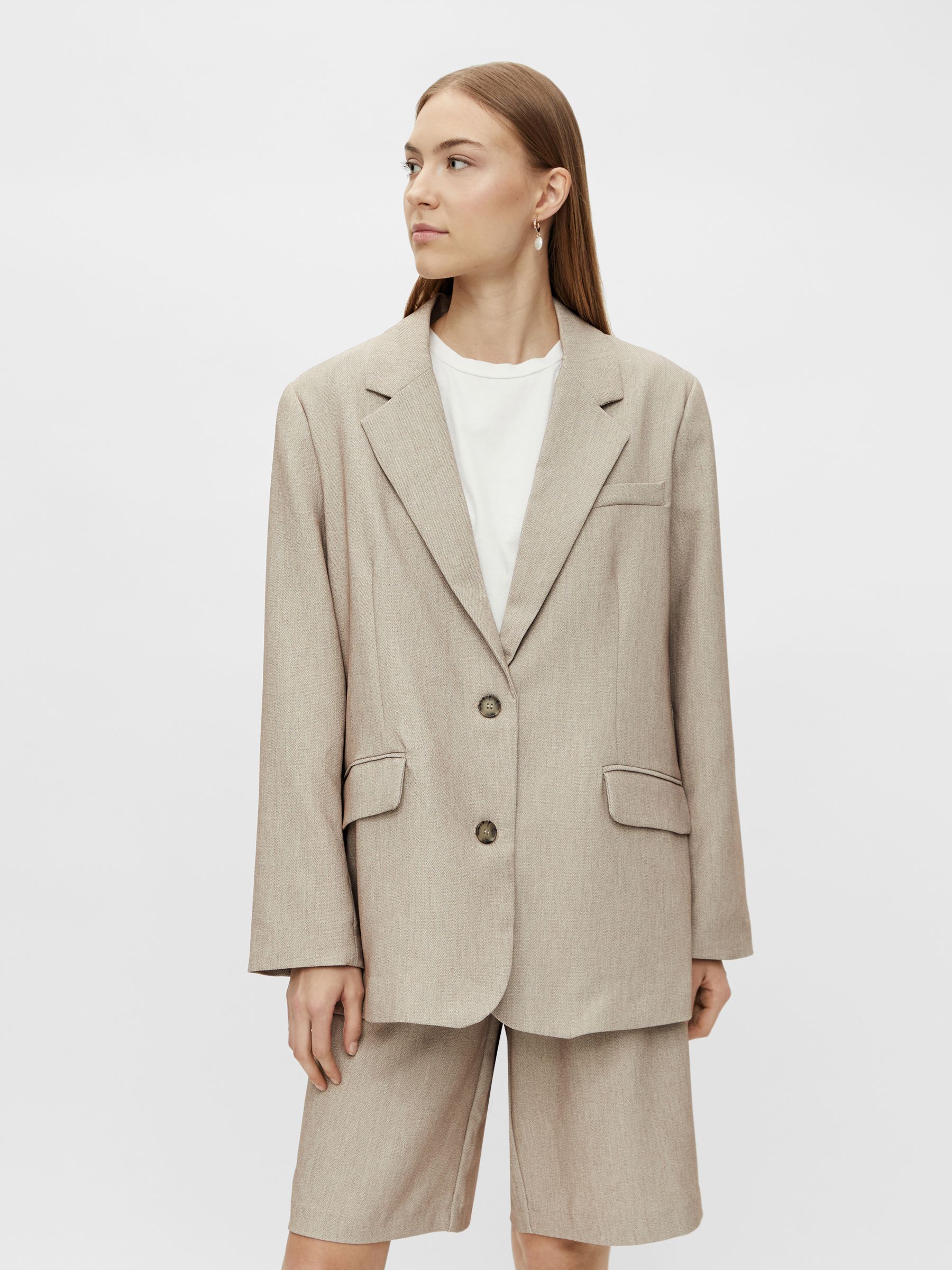 YASREEMAJ OVERSIZED BLAZER Beige YAS UK
