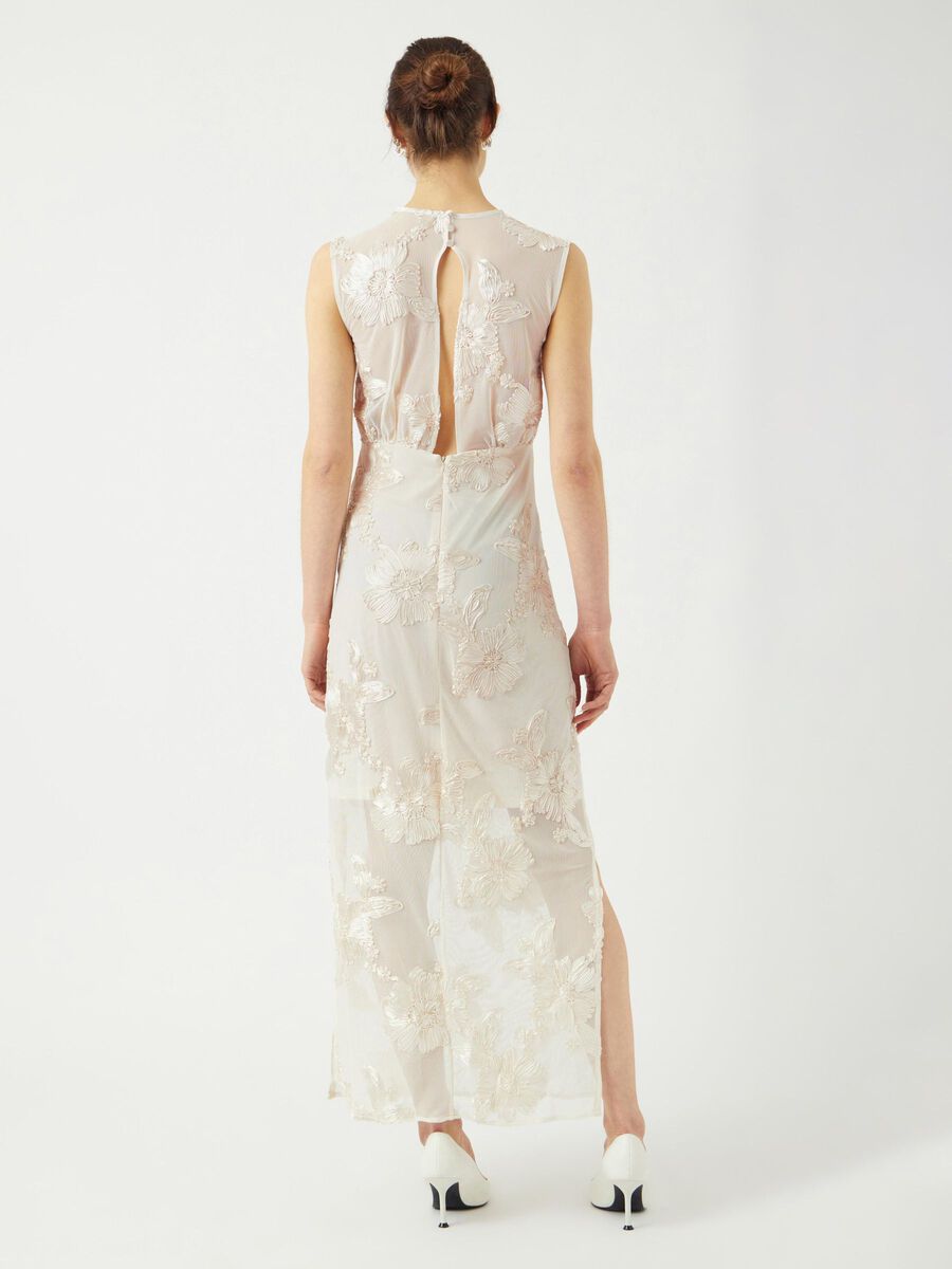 YAS YASFLOREE LONG DRESS, Gardenia, highres - 26037067_Gardenia_004.jpg