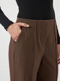 Product image thumbnail - YASREEMAJ BYXOR MED HÖG MIDJA, Chocolate Brown | 3