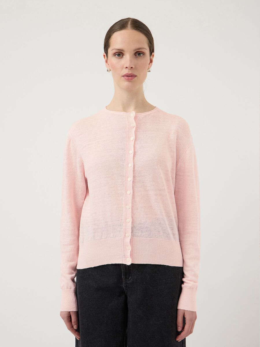 Product carousel image - YASLINNEA  KNITTED CARDIGAN, Ballerina | 1