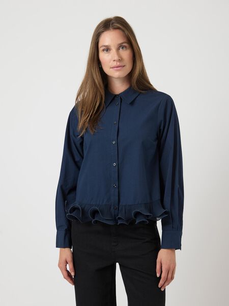 YAS YASTRAVIS SHIRT, Navy Blazer, highres - 26038055_NavyBlazer_003.jpg