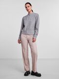 Y.A.S YASWAS STRIKKET CARDIGAN, Medium Grey Melange, highres - 26028129_MediumGreyMelange_005.jpg