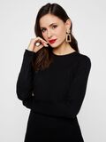 YAS STRIKKET LANGERMET KJOLE, Black, highres - 26020508_Black_006.jpg