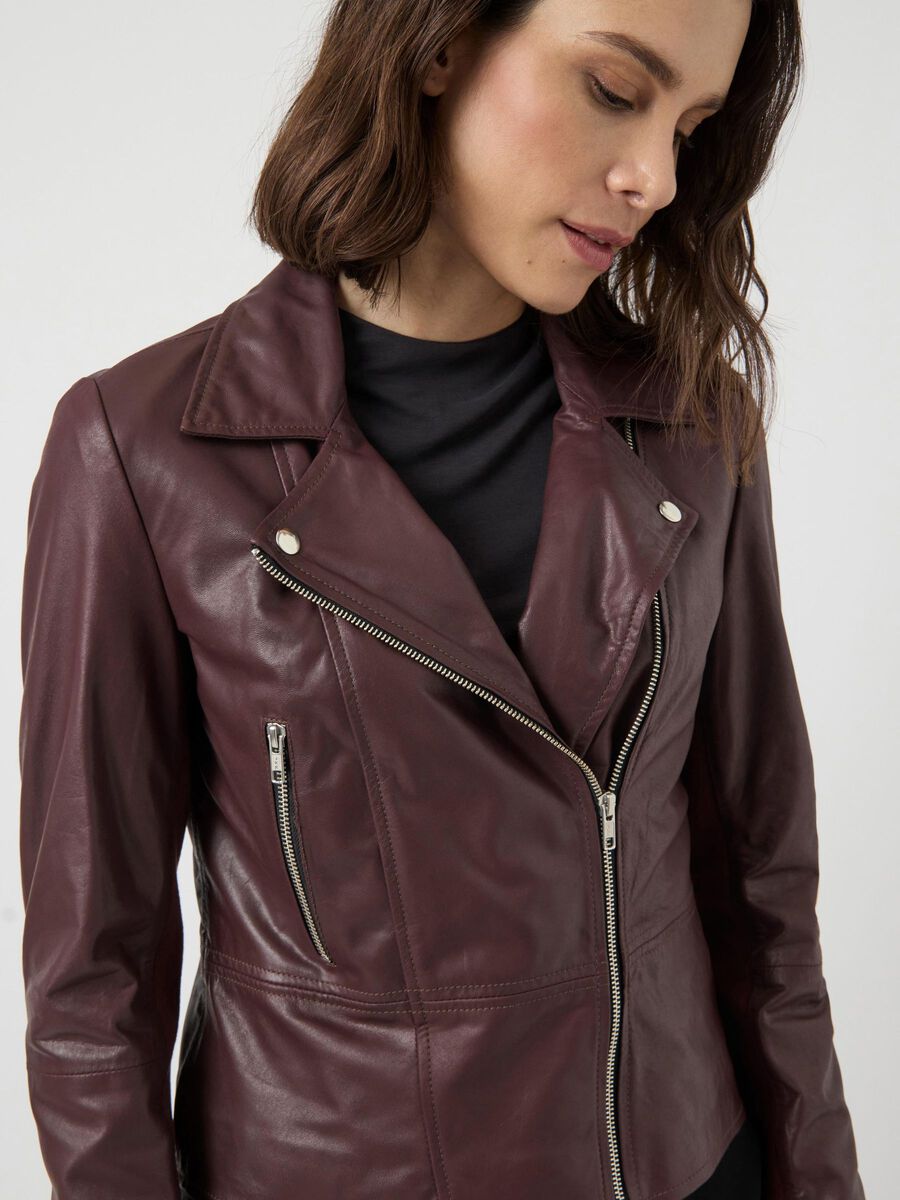 Carousel image - YASSOPHIE LÆDER BIKERJAKKE, Port Royale | 6