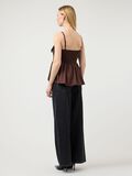 Product image thumbnail - YASMAGLY  STRAP TOP, Coffee Bean | 2