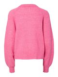 Product image thumbnail - YASJOHI WOOL  KNITTED CARDIGAN, Begonia Pink | 7