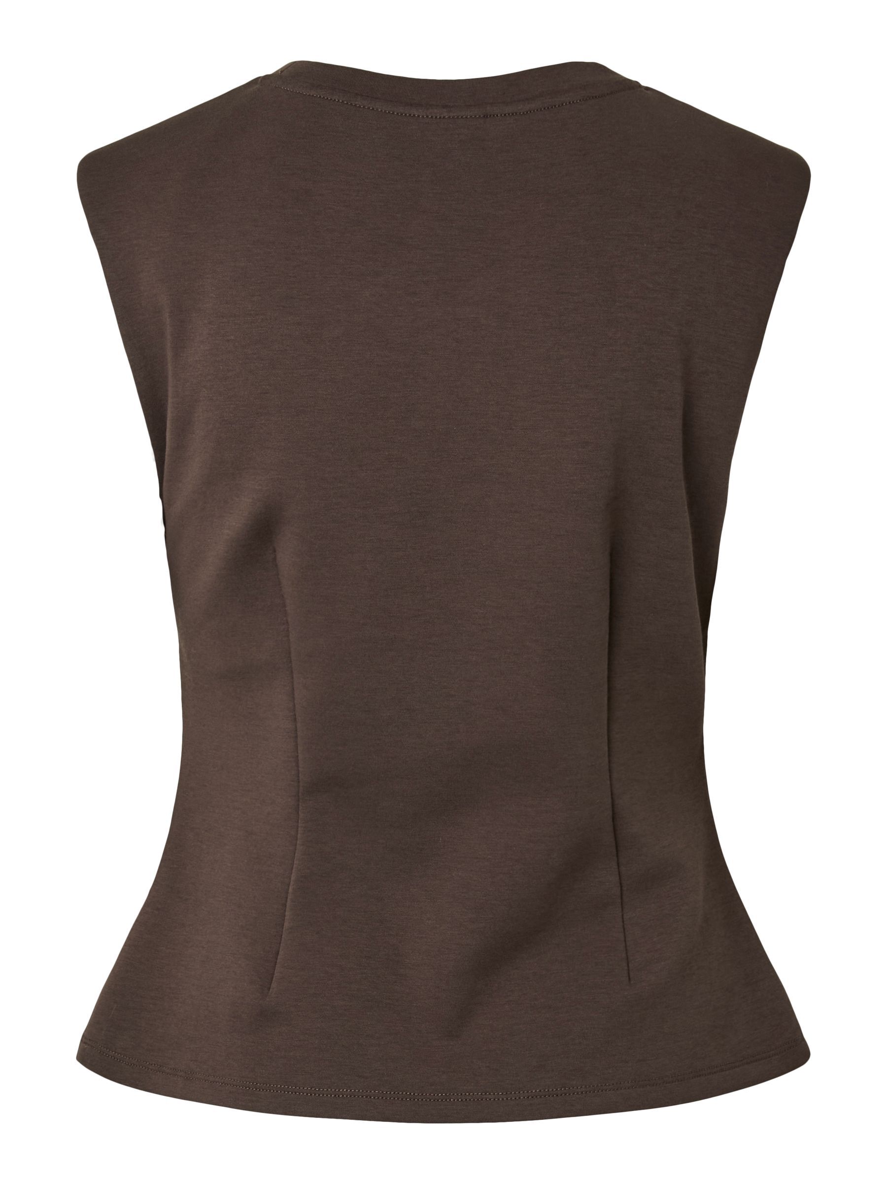 YASPINA SLEEVELESS TOP | Brown | YAS® Sweden