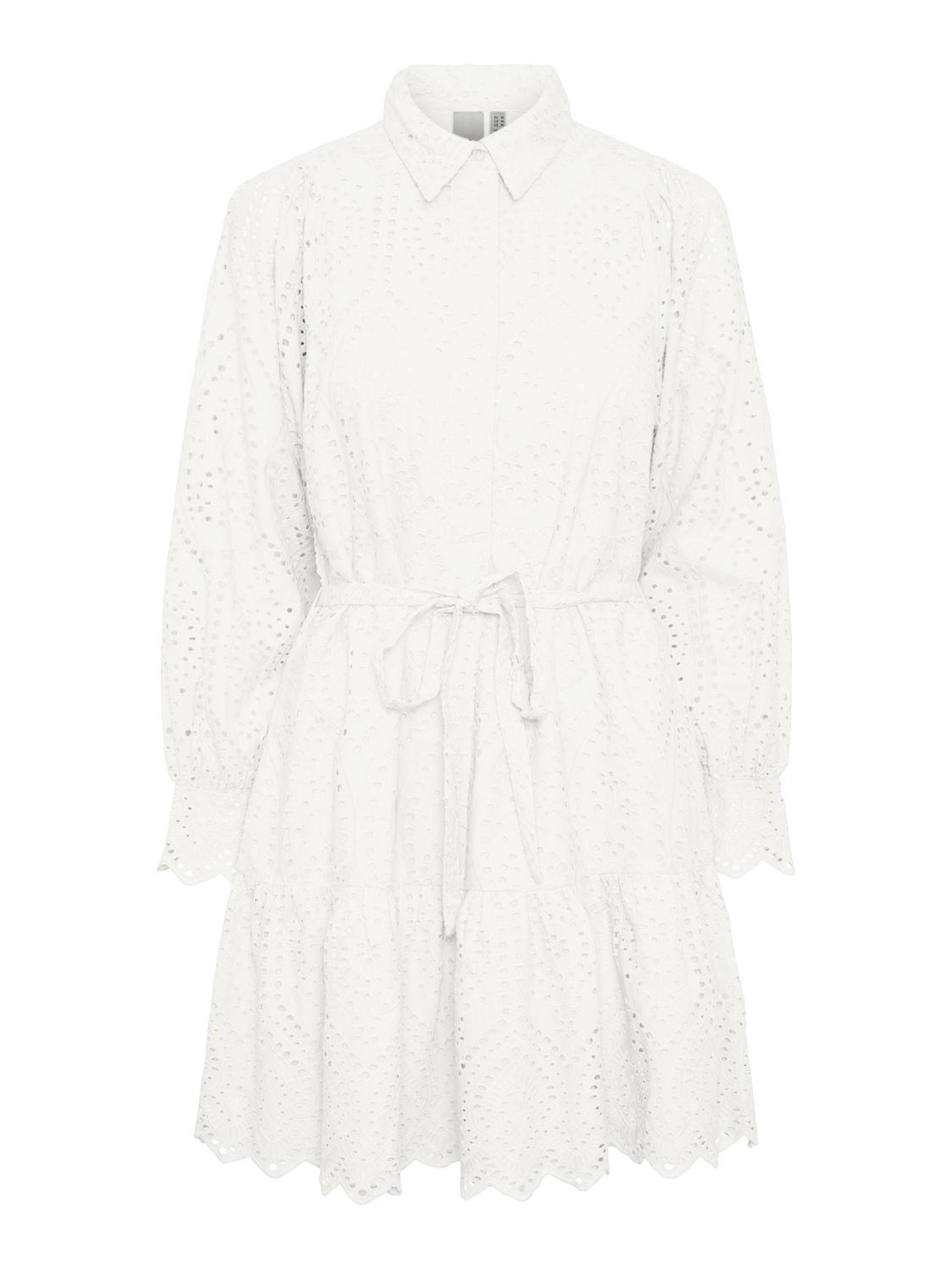YASHOLI MINI DRESS White YAS UK
