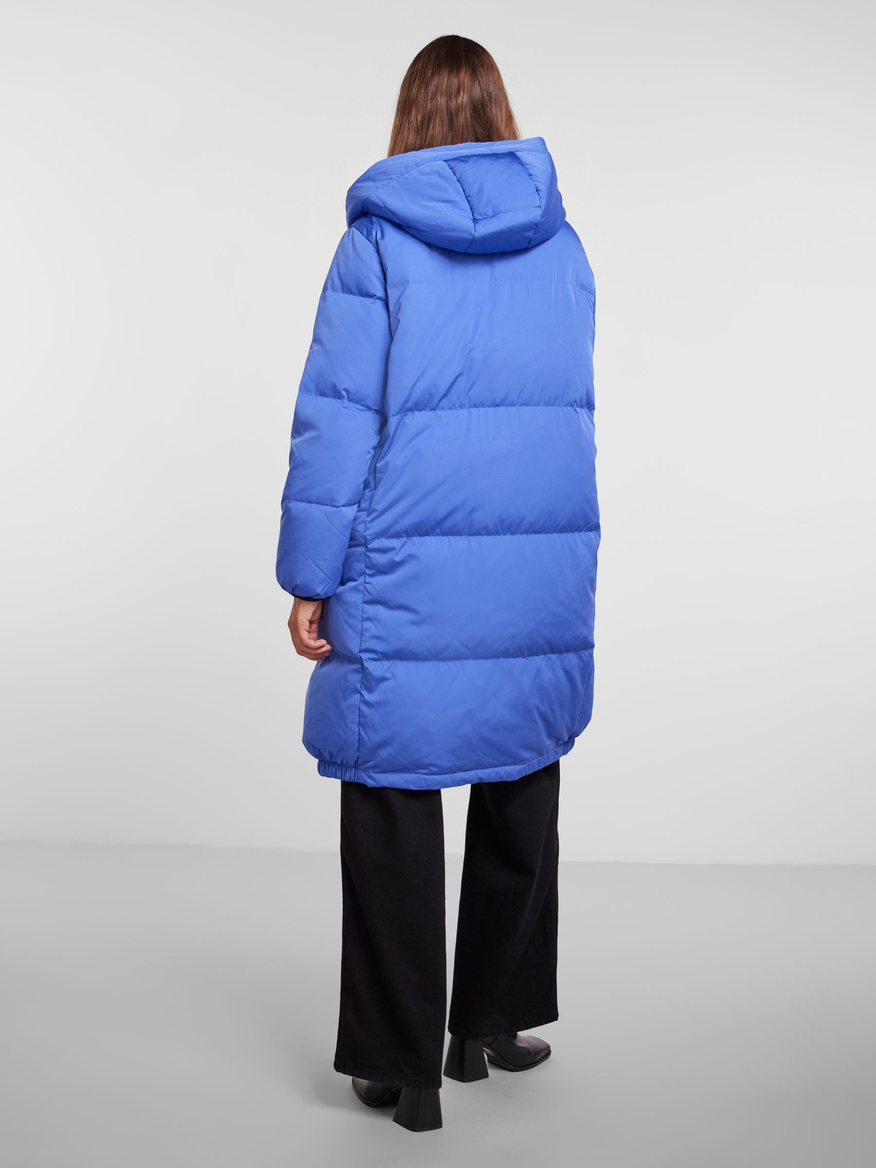Blue down coat online