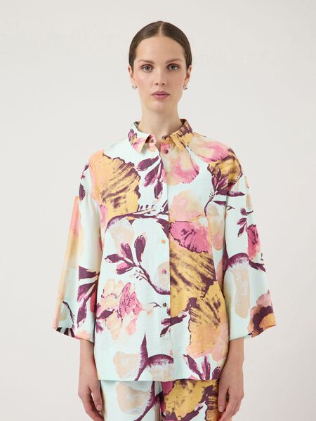 YAS YASERINI 3/4 SHIRT, Soothing Sea, highres - 26040832_SoothingSea_1278018_003.jpg