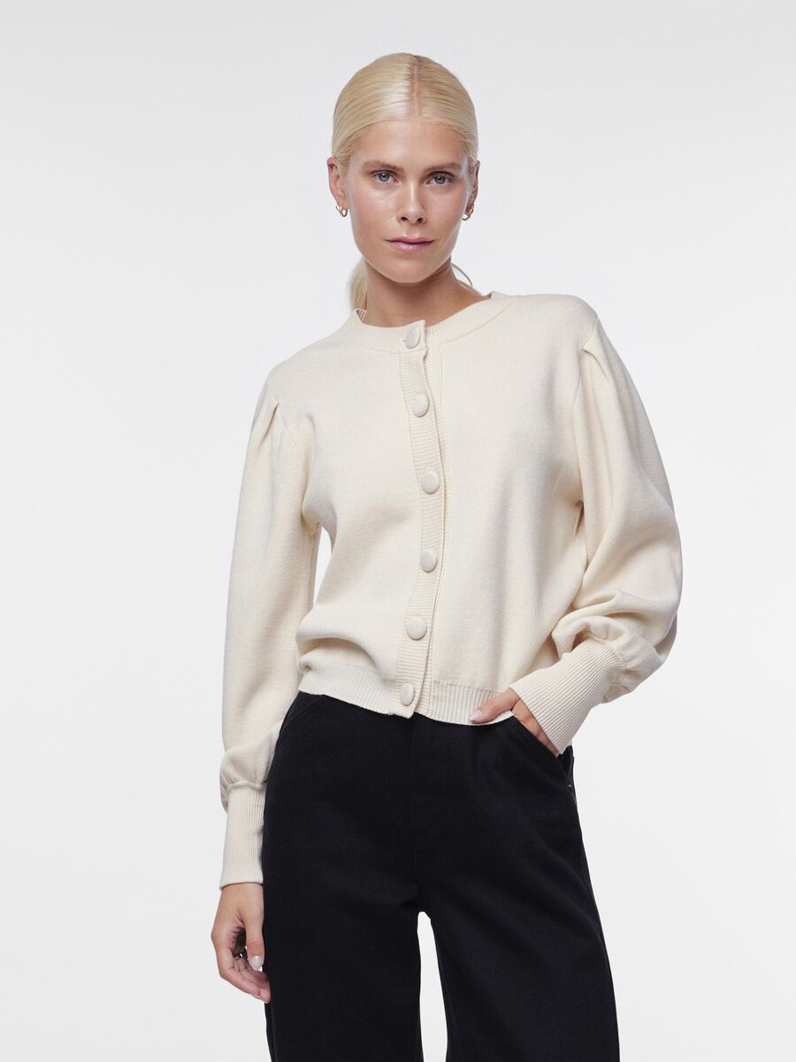 YAS YASFONNY KNITTED CARDIGAN, Birch, highres - 26030699_Birch_003.jpg