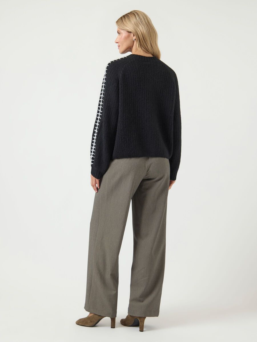 Carousel image - YASOLLY KNITTED CARDIGAN, Black | 2