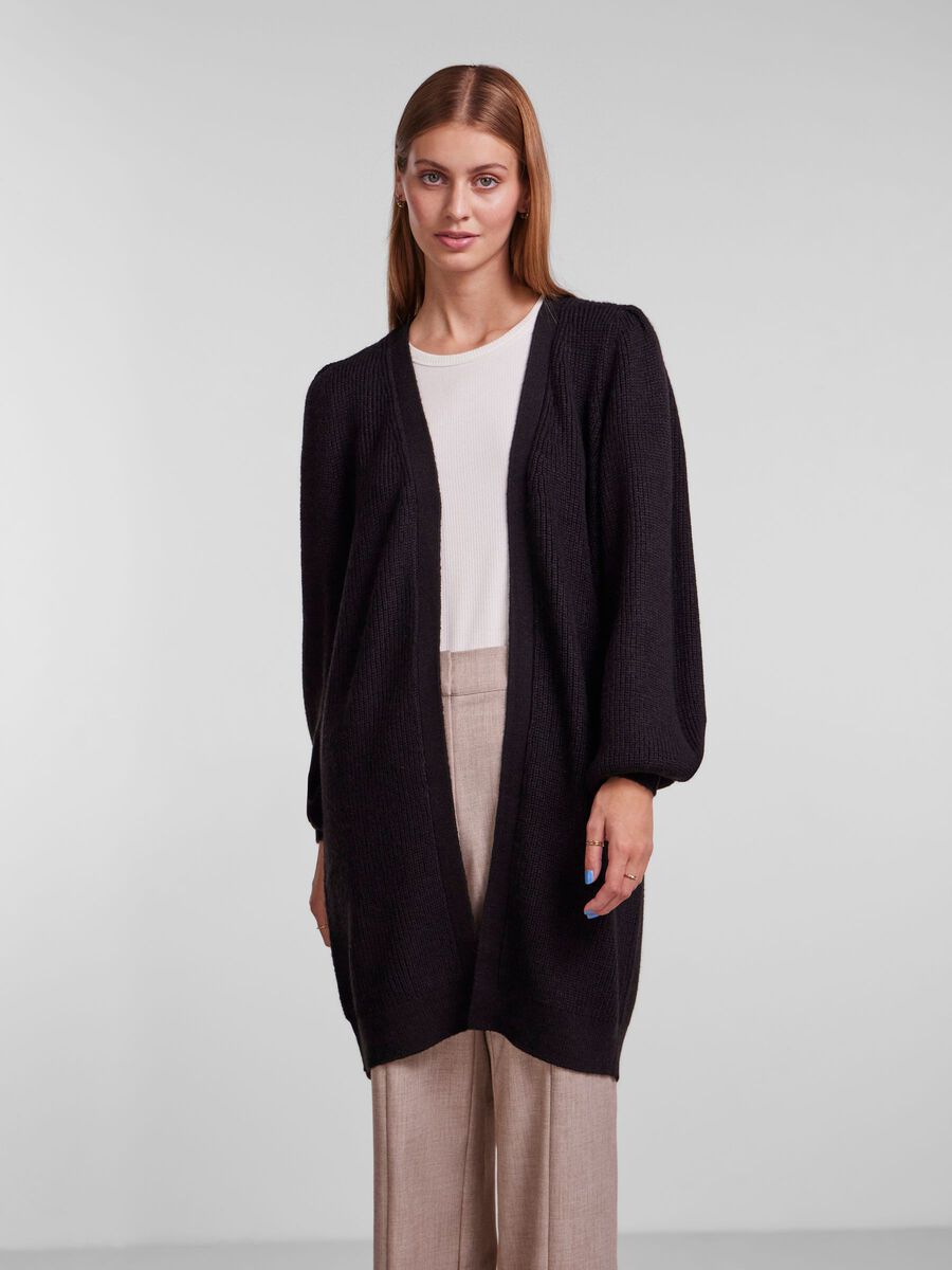 Y.A.S YASISMA KNITTED CARDIGAN, Black, highres - 26029328_Black_003.jpg