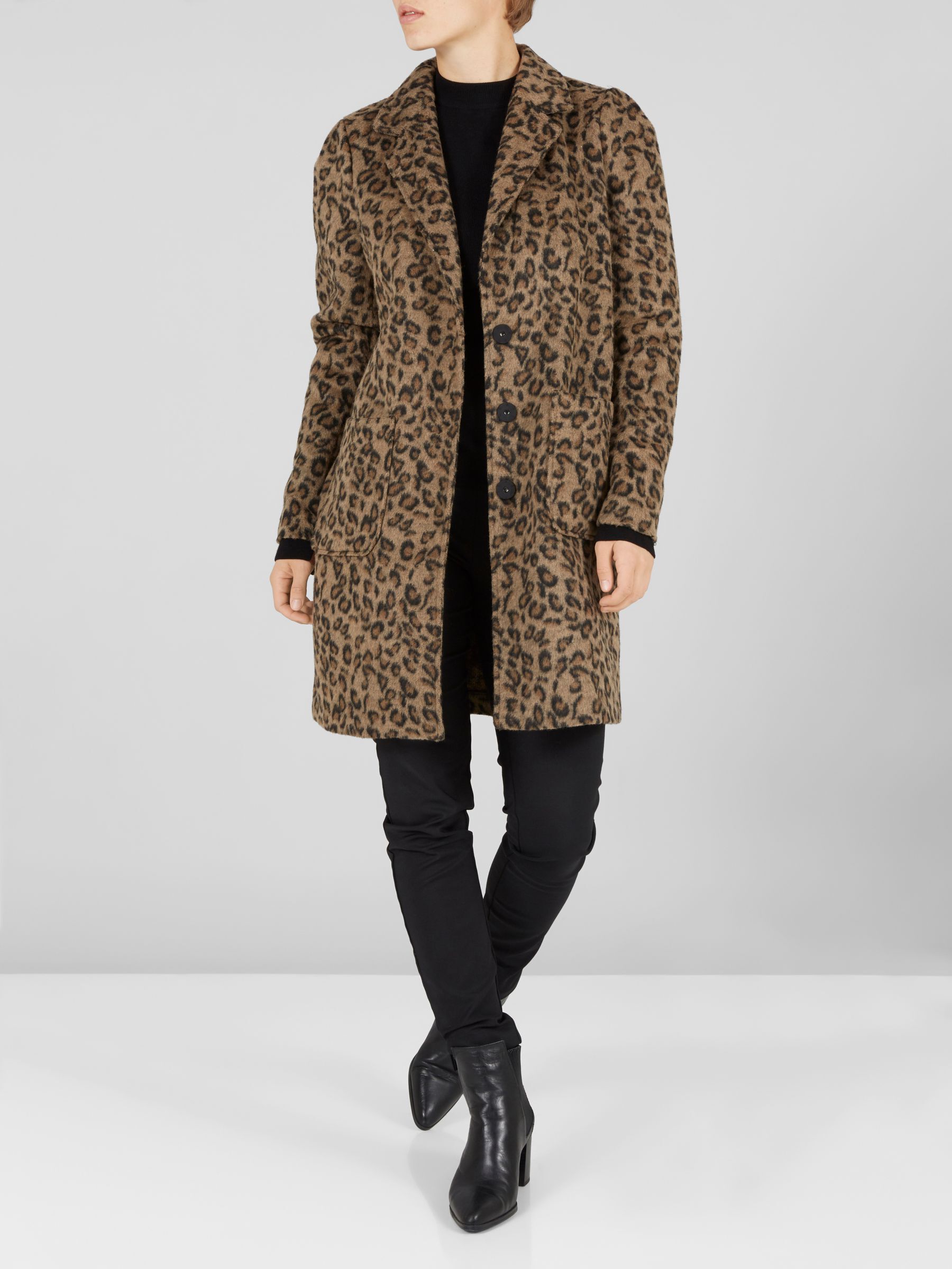 LEOPARD BLAZER JACKET Beige Y.A.S Italy