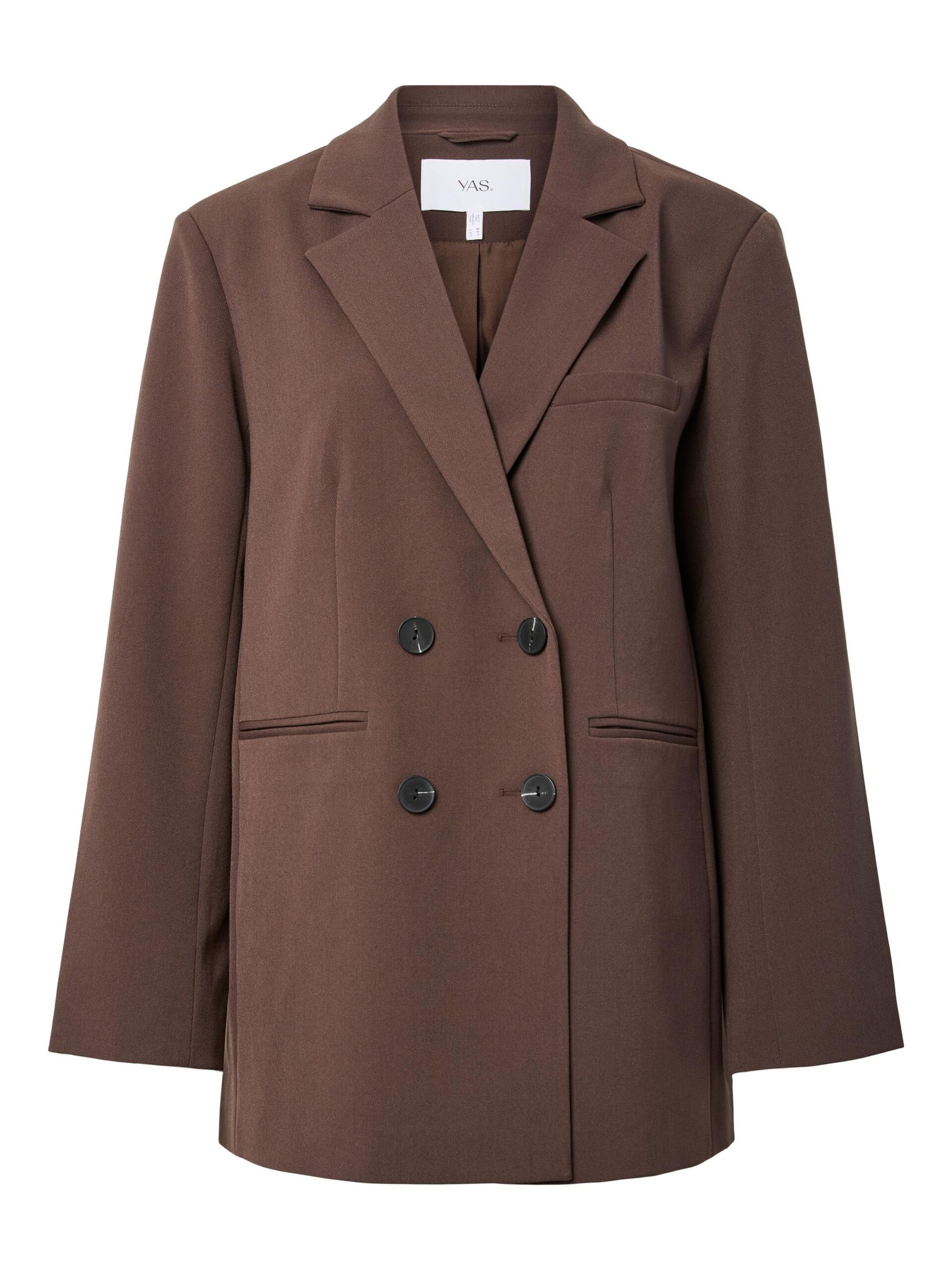 Carousel image - YASLIKKA OVERSIZED BLAZER, Chocolate Brown | 5
