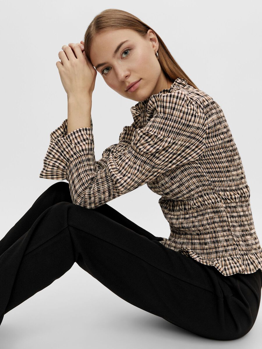 Carousel image - YASCHEMMA CHEMISIER SMOCKÉ, Eggnog | 5