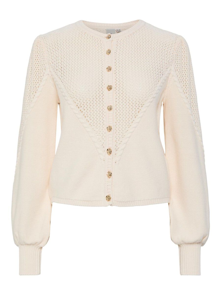 YAS YASMIGAZ KNIT CARDIGAN, Birch, highres - 26036428_Birch_001.jpg