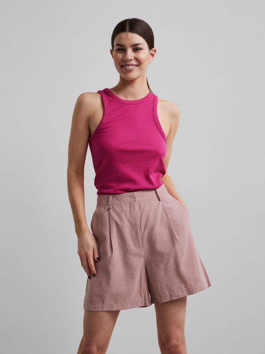 Y.A.S YASRACCI SLEEVELESS TOP, Fuchsia Purple, highres - 26026679_FuchsiaPurple_003.jpg
