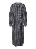 Product image thumbnail - YASSIMMA MIDI WRAP DRESS, Black | 5