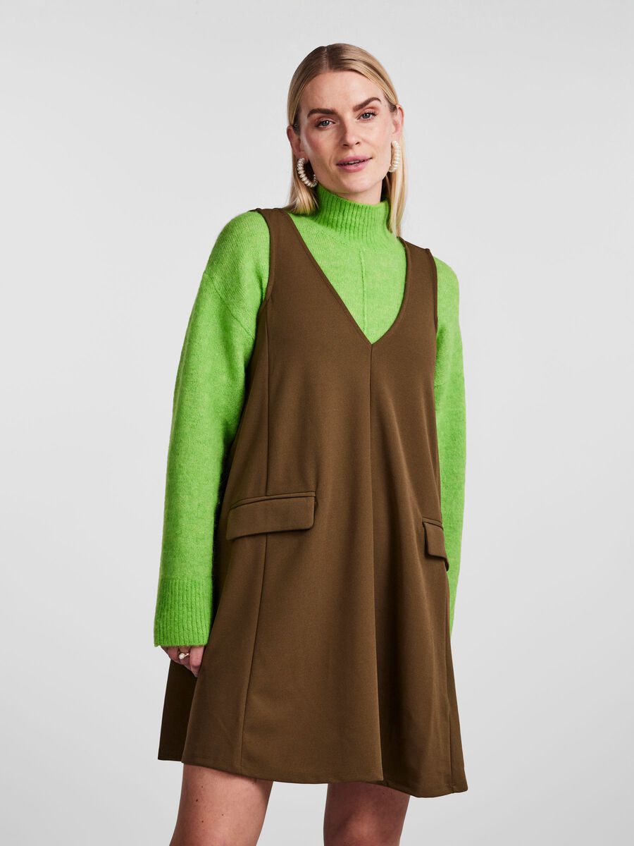 YAS YASMALEA SPENCER DRESS, Beech, highres - 26024050_Beech_003.jpg