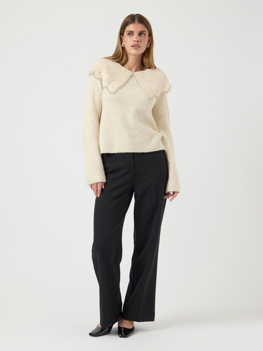 Carousel image - YASCHARMA STRICKPULLOVER, Birch | 1