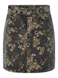 Product image thumbnail - YASTAUPERA DENIM MINI SKIRT, Taupe Gray | 5