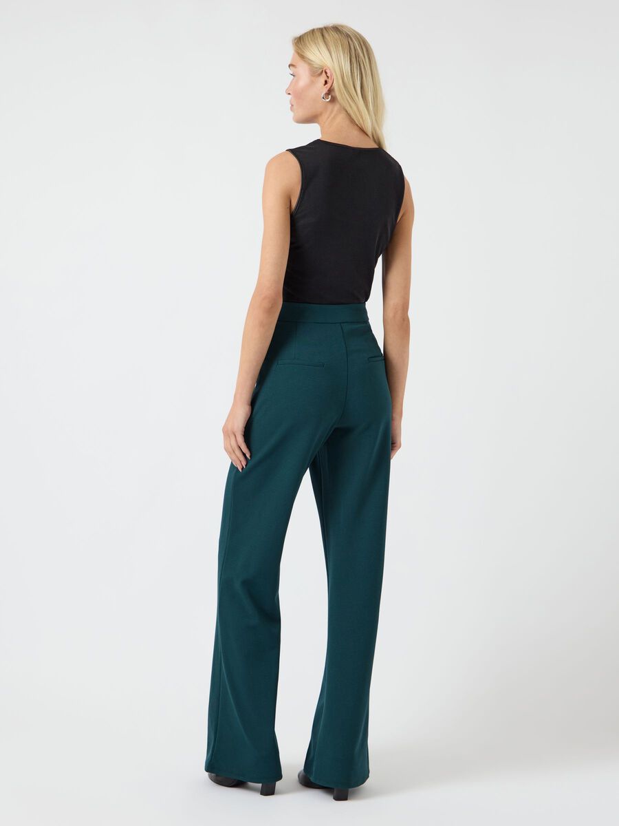 Carousel image - YASVICTORIA FLARED TROUSERS, Ponderosa Pine | 2