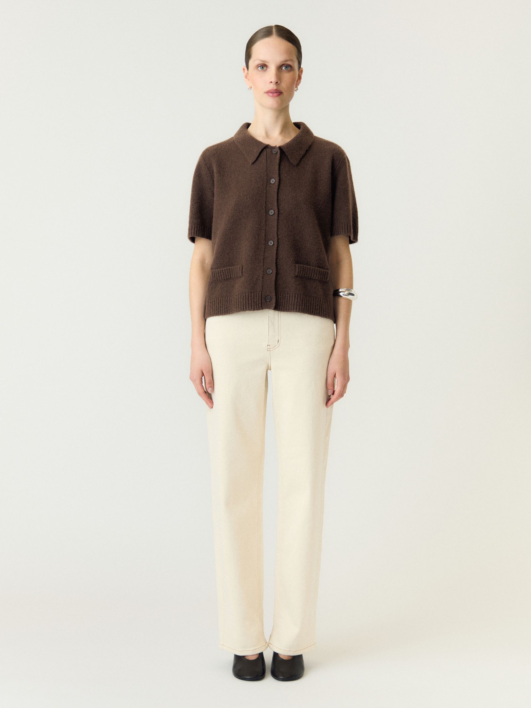 YASFRILO KNIT CARDIGAN | Brown | YAS® Sweden