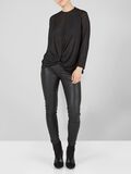 Y.A.S FRONT KNOT BLOUSE, Black, highres - 26008863_Black_006.jpg