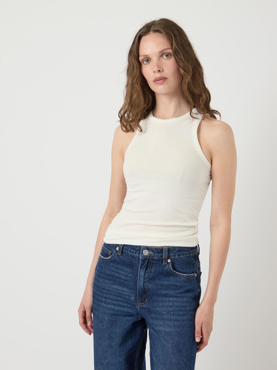 YAS YASRACCI TOP UDEN ÆRMER, Star White, highres - 26026679_StarWhite_003.jpg