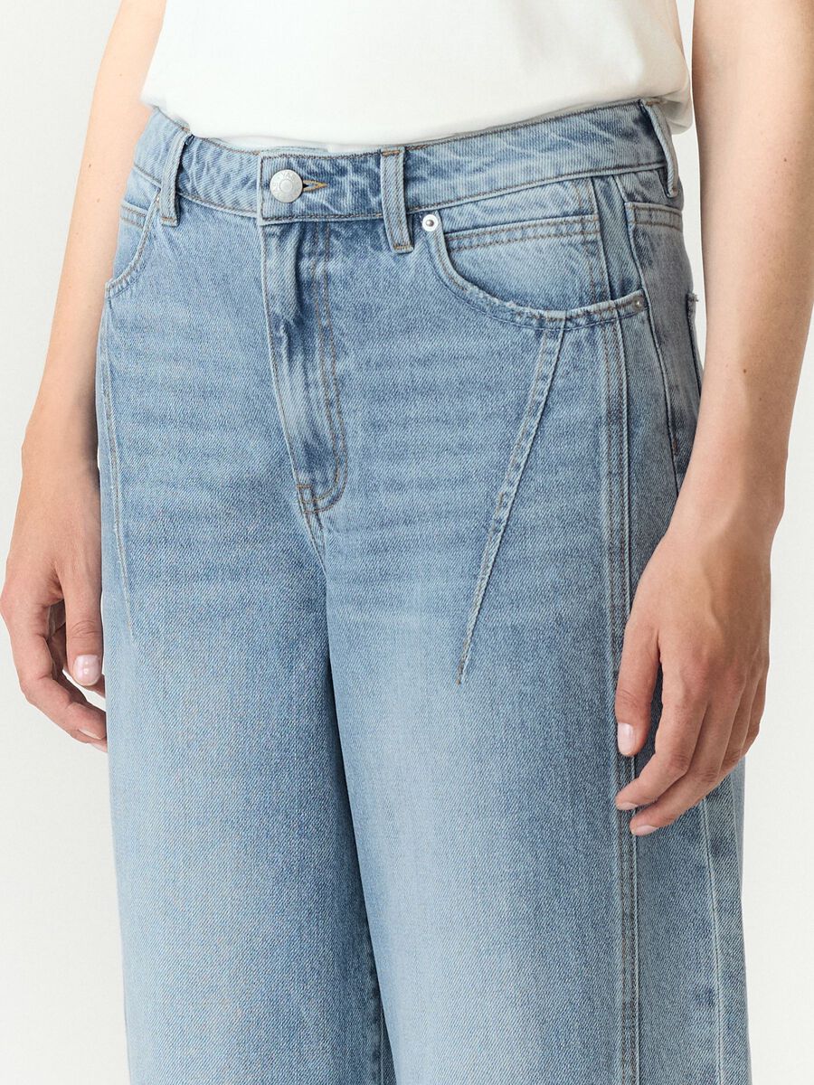 Carousel image 3 YASSKY HW BARREL JEANS, Light Blue Denim