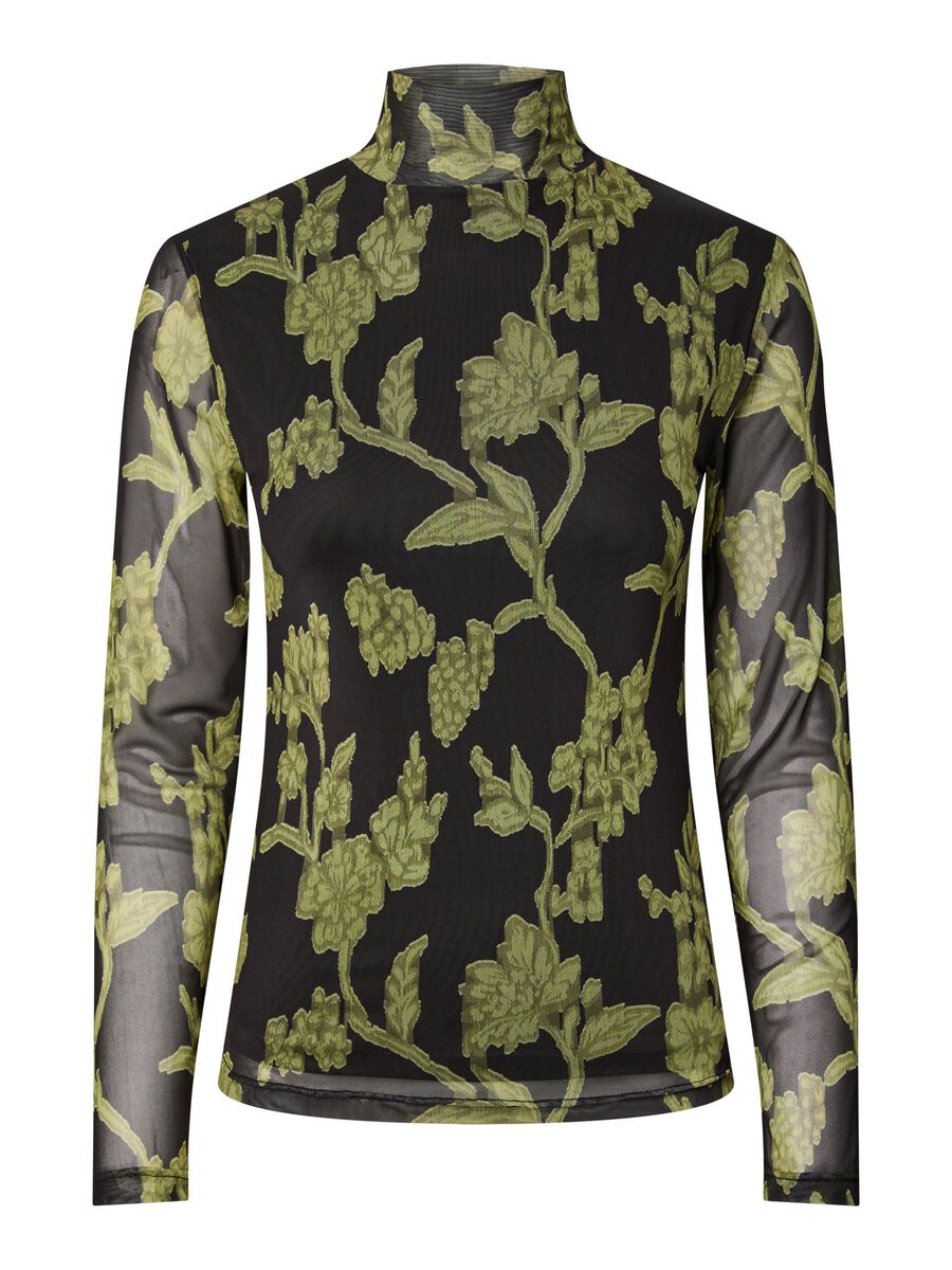 Carousel image 6 YASSHAMA LS HOGE HALS TOP, Black