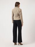 YAS YASTHELA ULLBLANDNING KORT JACKA, Taupe Gray, highres - 26039343_TaupeGray_1235510_004.jpg