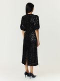 Product image thumbnail 2 YASSOFIE 2/4 SEQUIN MIDI DRESS, Black