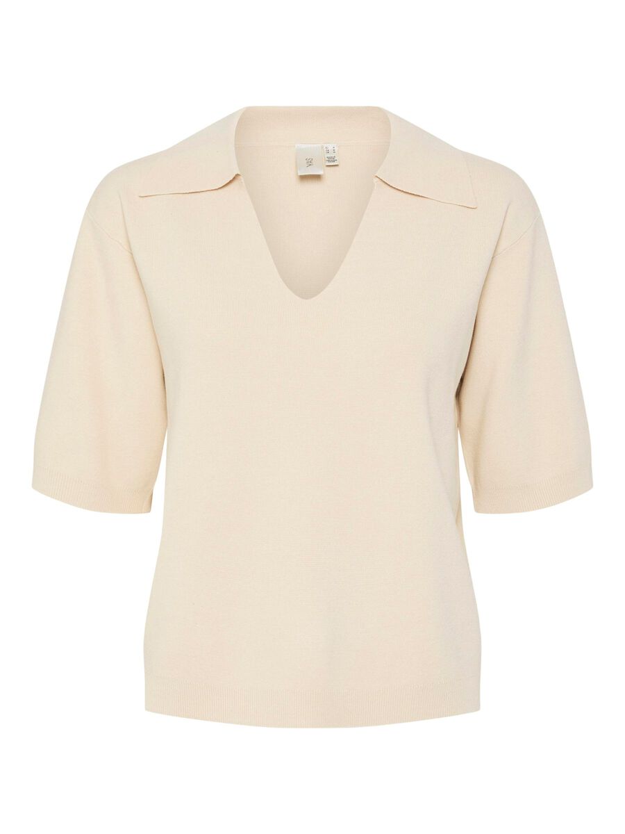 YAS YASFONNY KNITTED PULLOVER, Birch, highres - 26036274_Birch_001.jpg