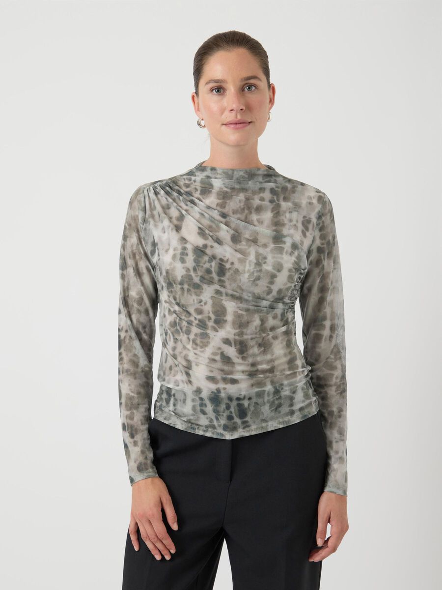 Carousel image - YASFLORI LONG SLEEVED TOP, Ponderosa Pine | 1