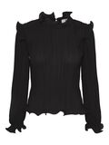 YAS YASPHILINA TOP MED LANGE ÆRMER, Black, highres - 26035499_Black_001.jpg