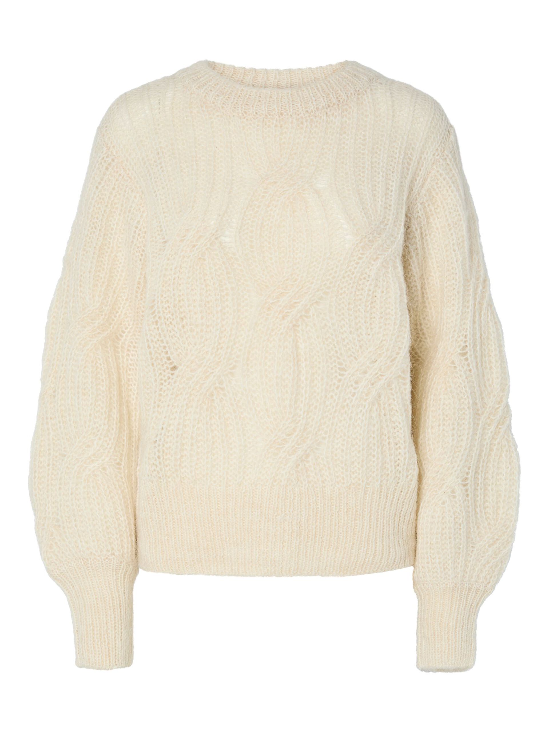 Carousel image - YASZUMA WOOL BLEND KNITTED PULLOVER, Birch | 5