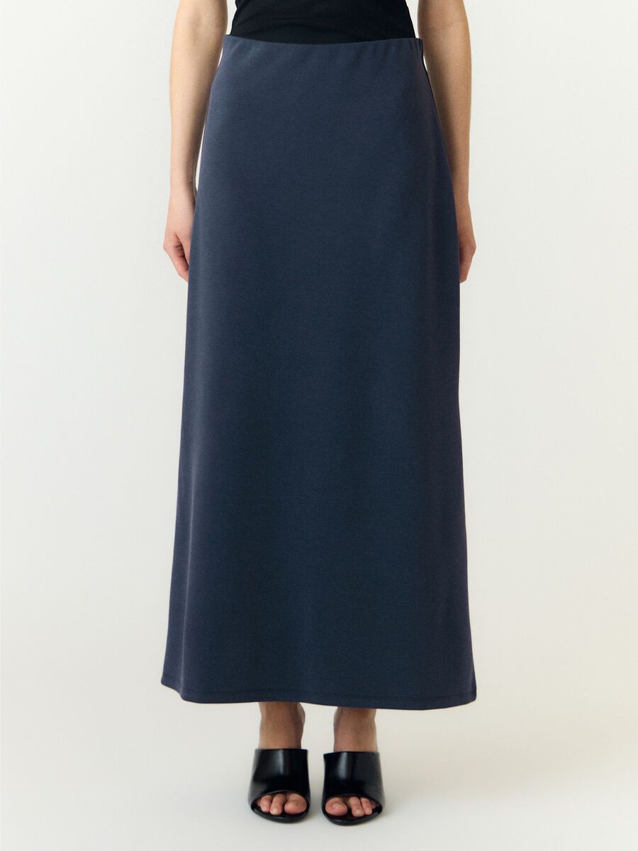 Carousel image - JUPE LONGUE, Navy Blazer | 1